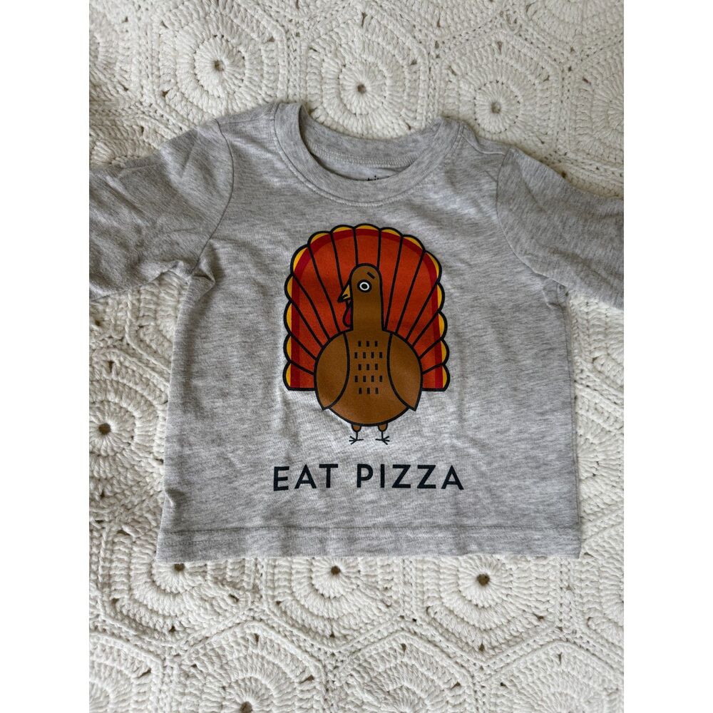 Eat Pizza Thanksgiving Shirt 12 months